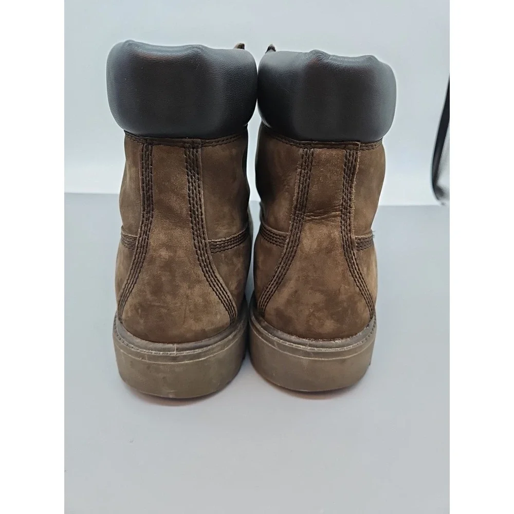 Timberland Nubucj Waterproof Combat Boots‎ Brown Mens Size 13M